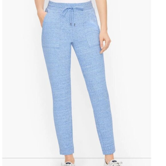 T by Talbots Jogger Sweatpant Light Blue Heathered XL - Picture 1 of 12